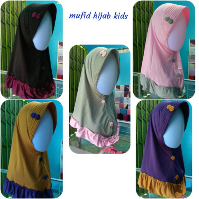Jilbab Anak Murah/Jilbab Paud/Jilbab TK / jilbab anak anak/ Jilbab anak cantik