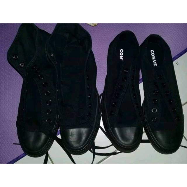 Converse Classic High FullBlack Original Made In Indonesia