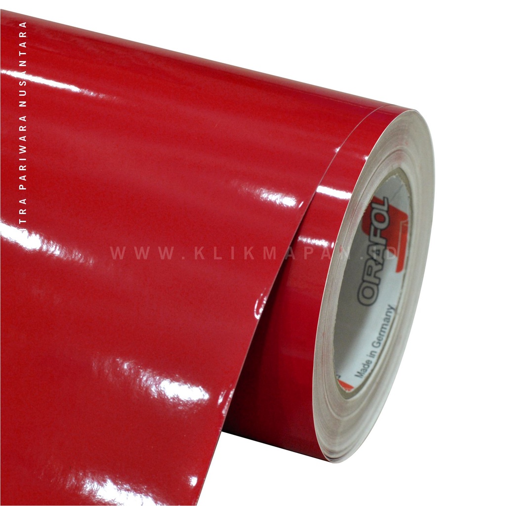 Stiker Oracal 651 Merah Maroon Glossy & Matt (031, 032)