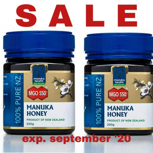MADU MANUKA HONEY / MANUKA HEALTH MGO 550+ 250 gram