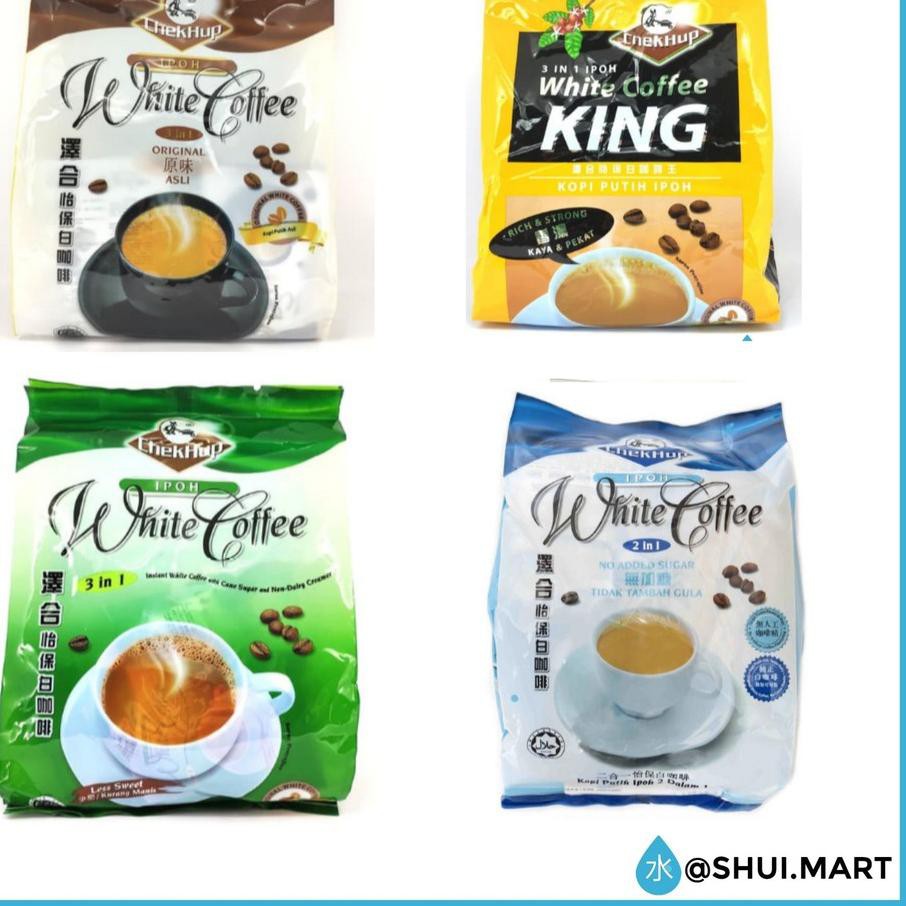 

D94♣ CHEKHUP / CHEK HUP IPOH WHITE COFFEE INSTANT 2IN1 2 IN 1 NO SUGAR / 3IN1 3 IN 1 / KING / LESS S
