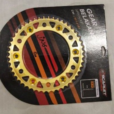 Gear / gir Belakang CRF 150 428*48T SCARLET