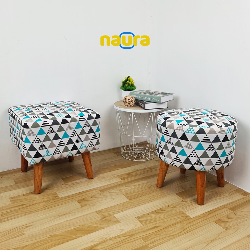 SOFA KOTAK / SOFA STOOL / POUFT / KURSI STOOL LAPIS KAIN KATUN