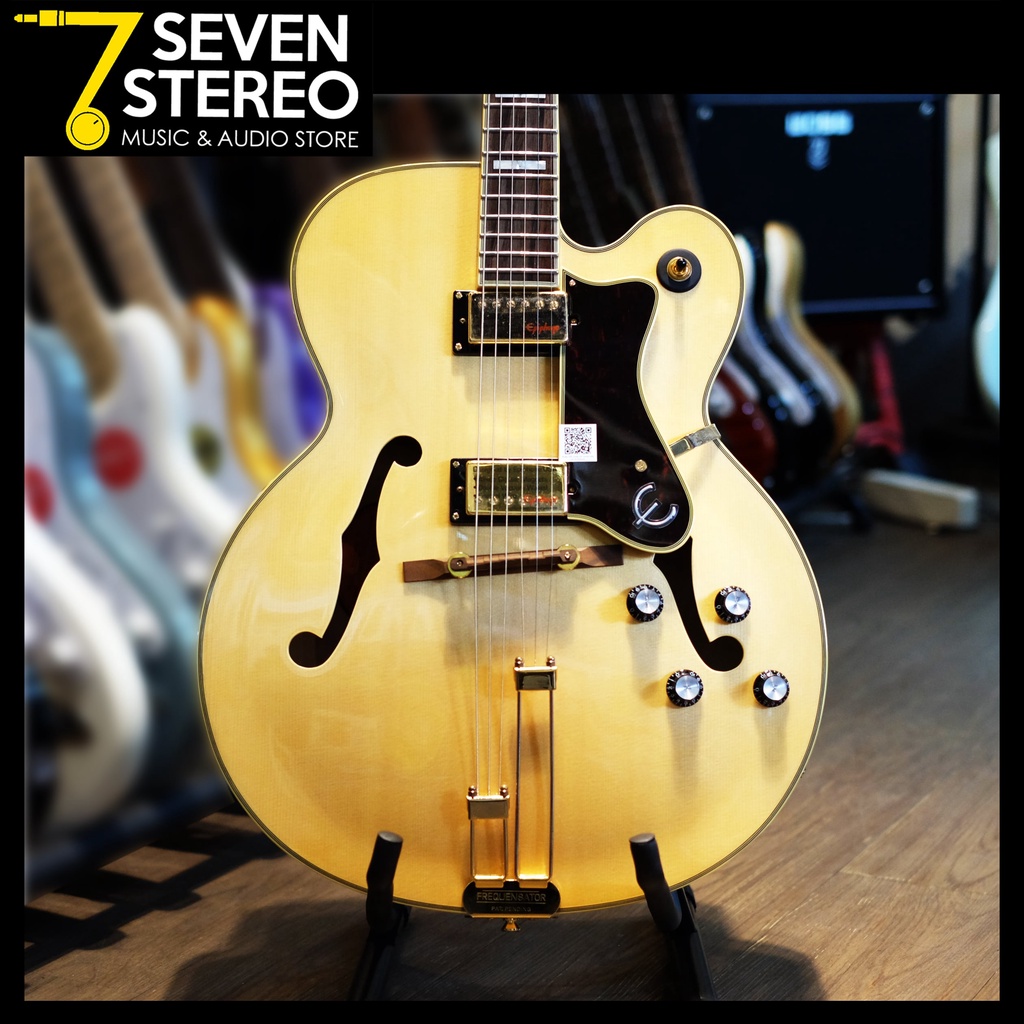 Epiphone Broadway Hollowbody Electric Guitar RW Neck Natural