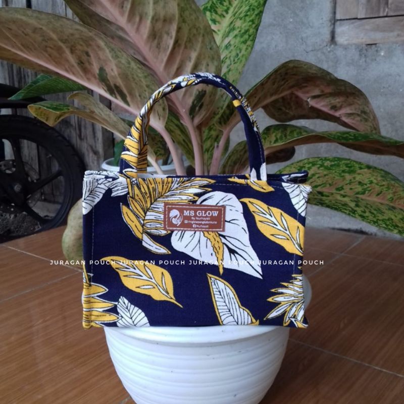 TAS KANVAS MINI 20x15/Tas Souvenir Custom murah unik