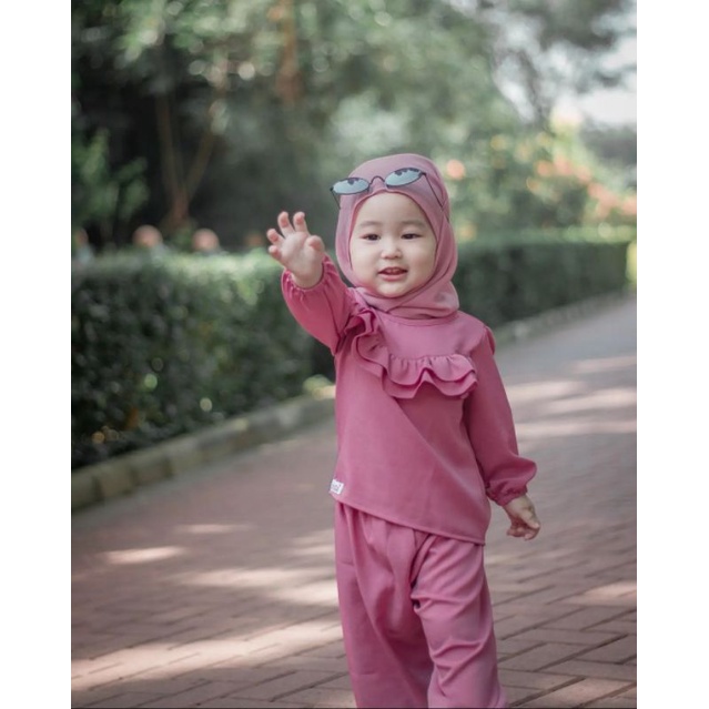 Baju anak perempuan shakila 0 1 tahun 2 3 tahun