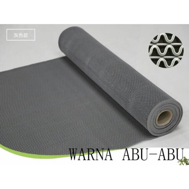 karpet kamar  mandi  keset abu abu PVC X TYPE K02 Shopee 