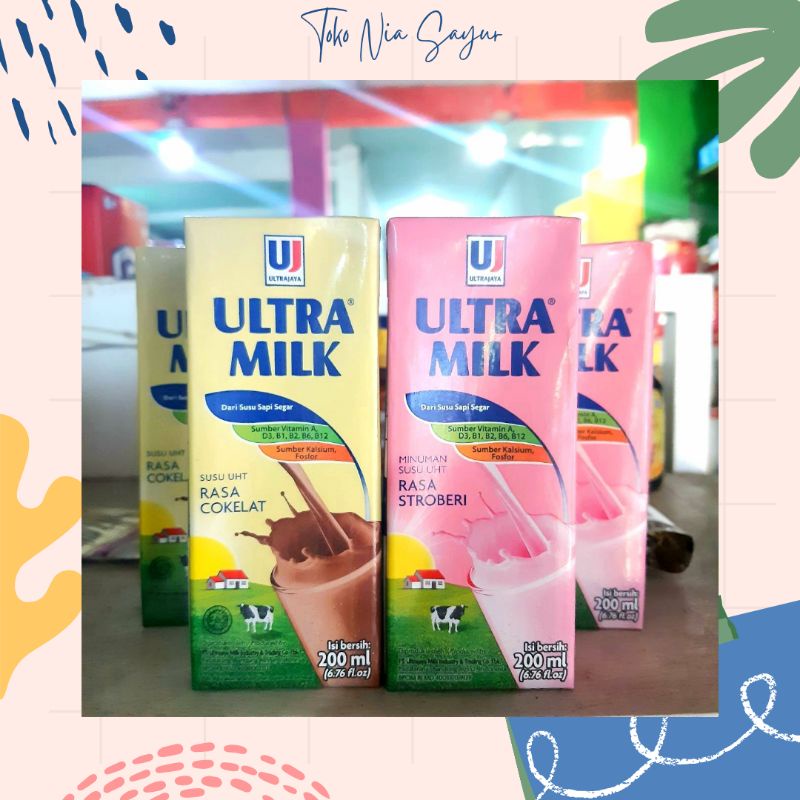 

Susu UHT Ultramilk 200ml