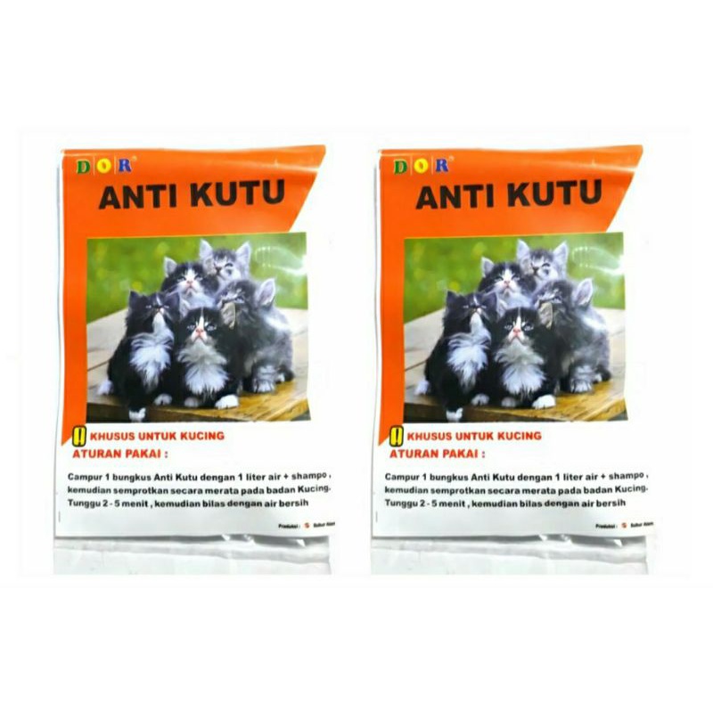 Serbuk Obat anti kutu kucing/anjing