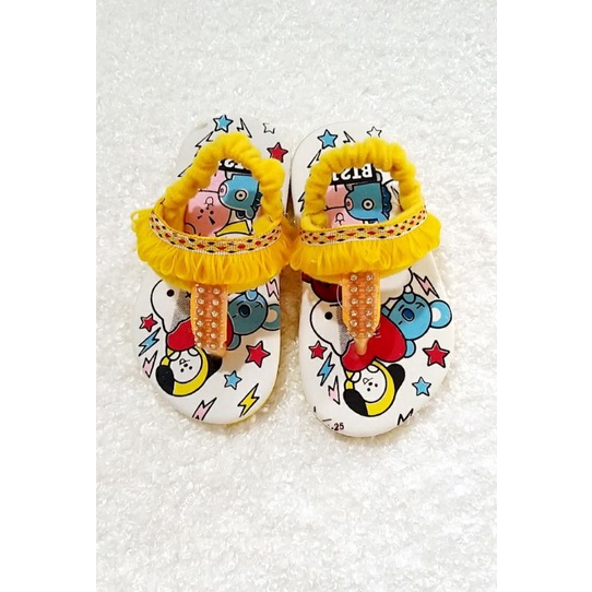 Sandal Babu Kids Bt21 terbaru 2021