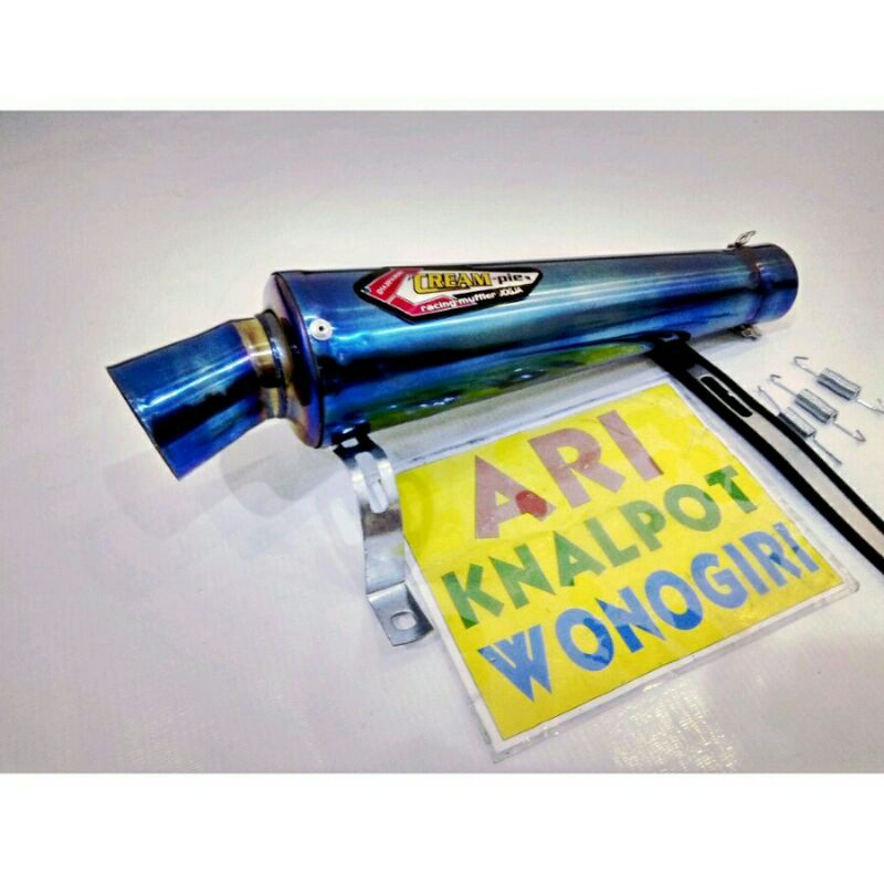 silencer knalpot crempie racing bluemoon silencer knalpot saja