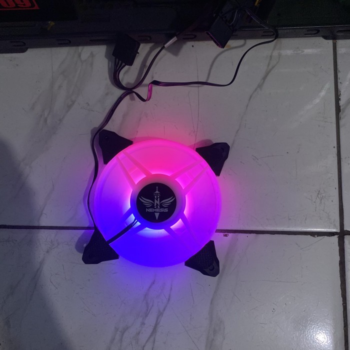 NYK Lightshow Nemesis Fan Case 12CM LED RING Auto RGB Illumination-NYK