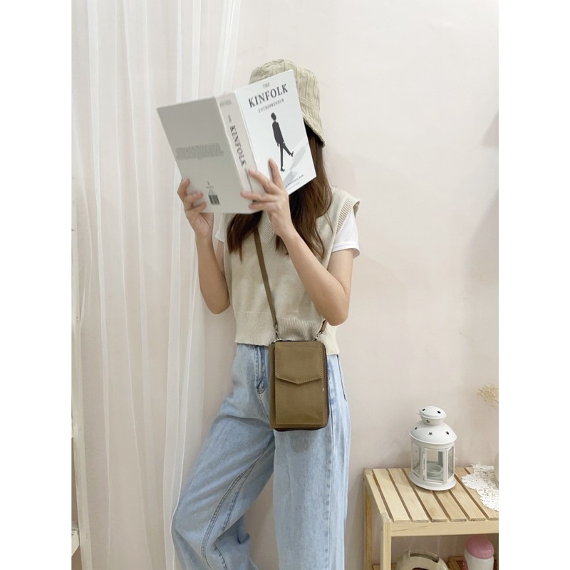 Namini Wallet Canvas Bag Korea / Dompet tas korea