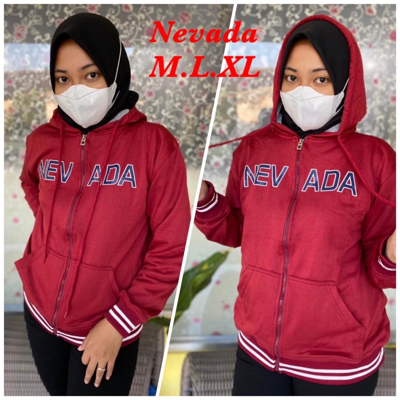 jaket cw nvd merah