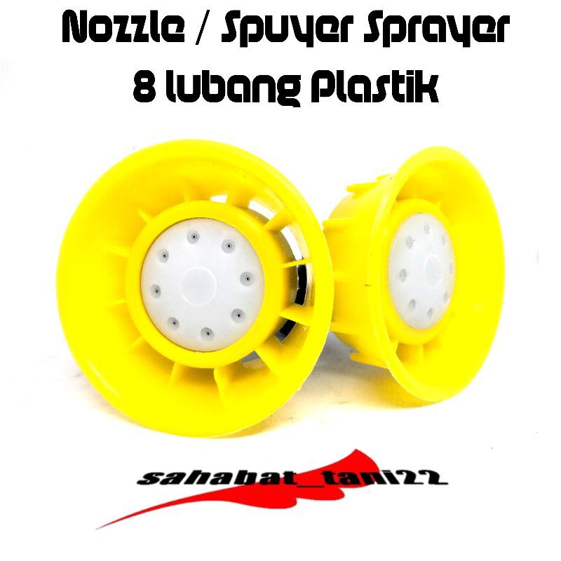 Nozzle sprayer spuyer plastik spuyer kabut spuyer semprotan hama spuyer spayer hama lubang 8 PLASTIK