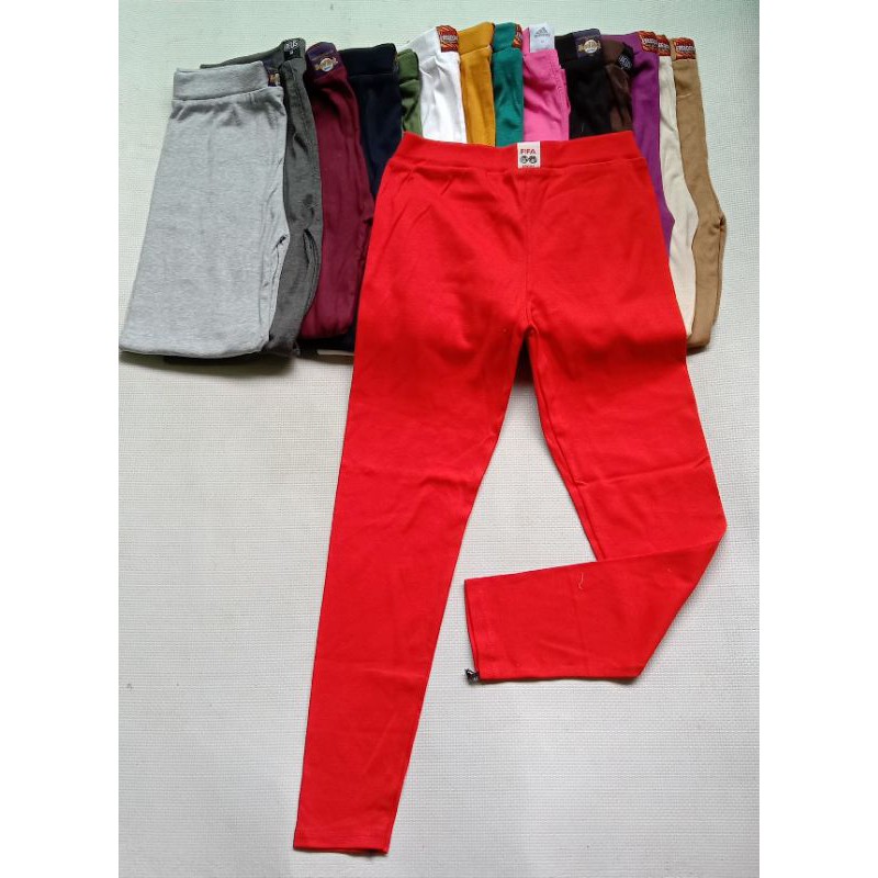 Legging Panjang Kaos Rayon Lembut Standard