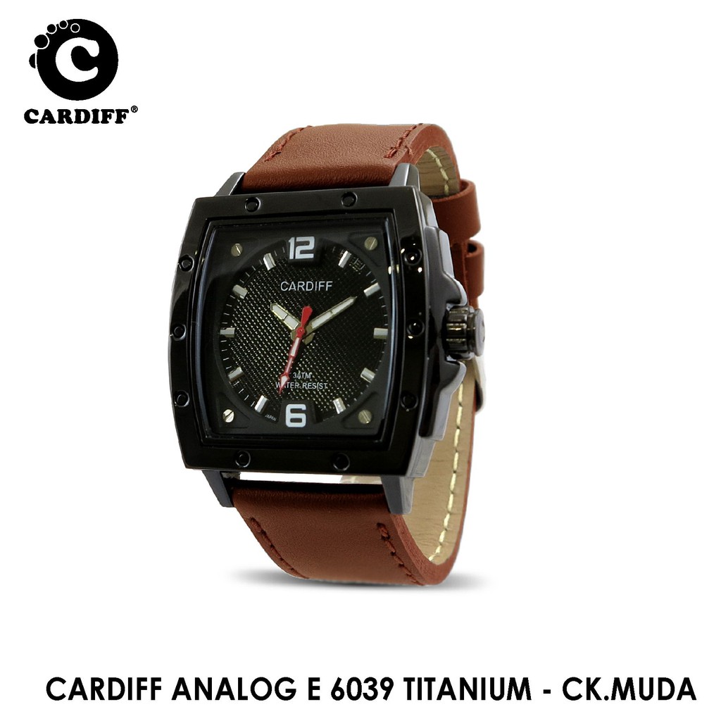 Cardiff Analog E 6039 Jam Tangan Kasual