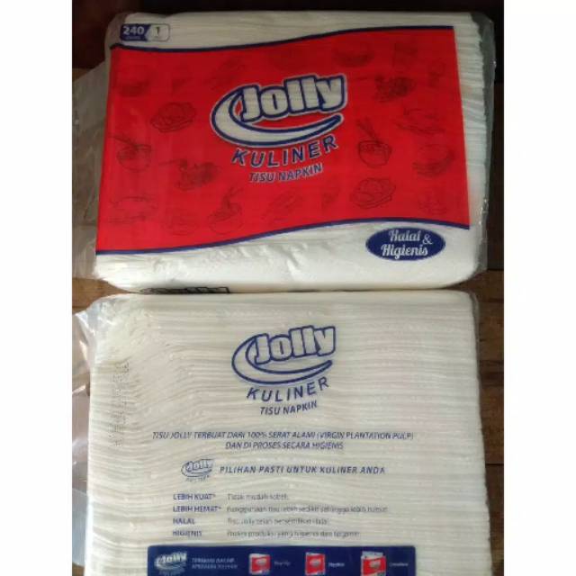 Tissue Jolly kuliner tisu napkin 240 sheets
