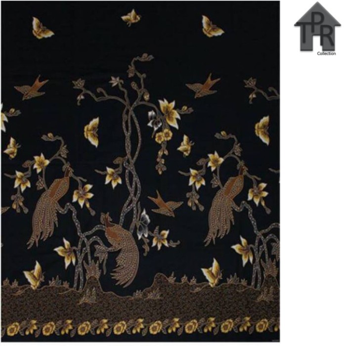 Kain Batik Pekalongan Seri Hitam Manis 220x115cm. Ori Unggul Jaya - Part 4