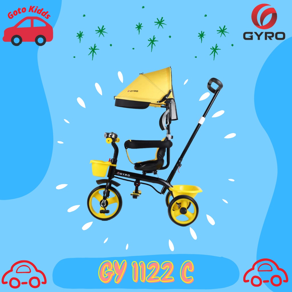Sepeda Stroler Anak Roda Tiga GYRO 1122C