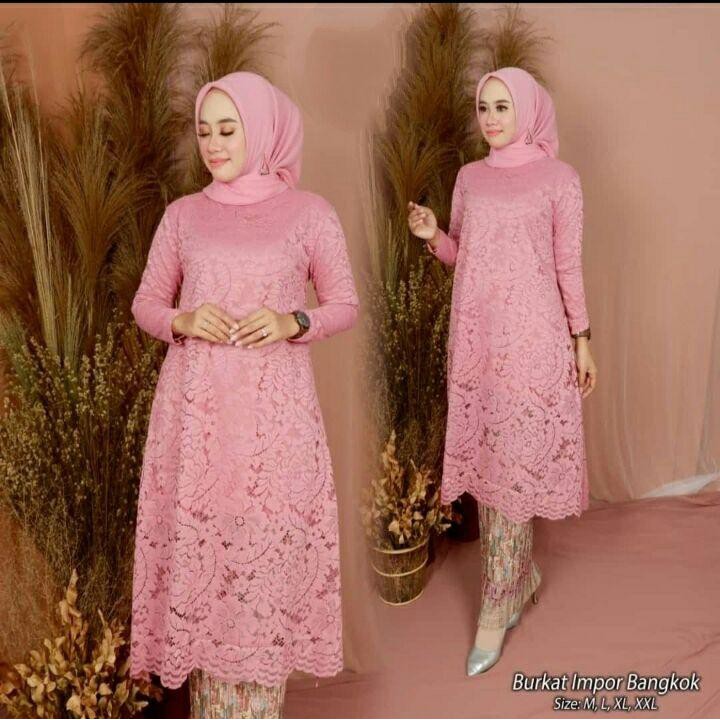 KEBAYA TERBARU - Set Kebaya Brukat Import Bangkok - Aldi Kebaya