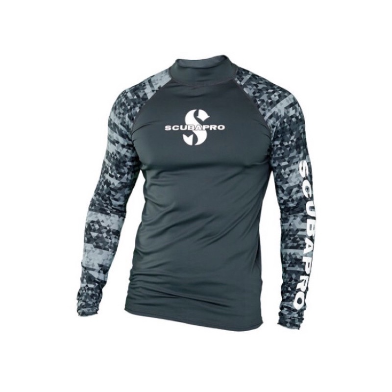 Wetsuit Rashguard Graphite UPF 50 ScubaPro Grey
