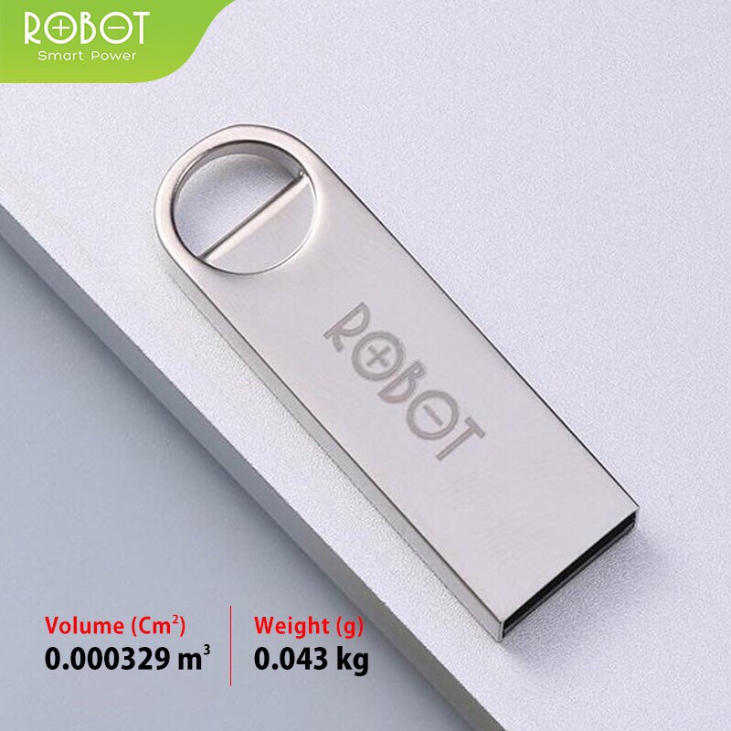 RO BOT RF 4GB,8GB,16GB,32GB Silver Flashdisk Flash Drive USB High Transmission - Garansi 1 Tahun