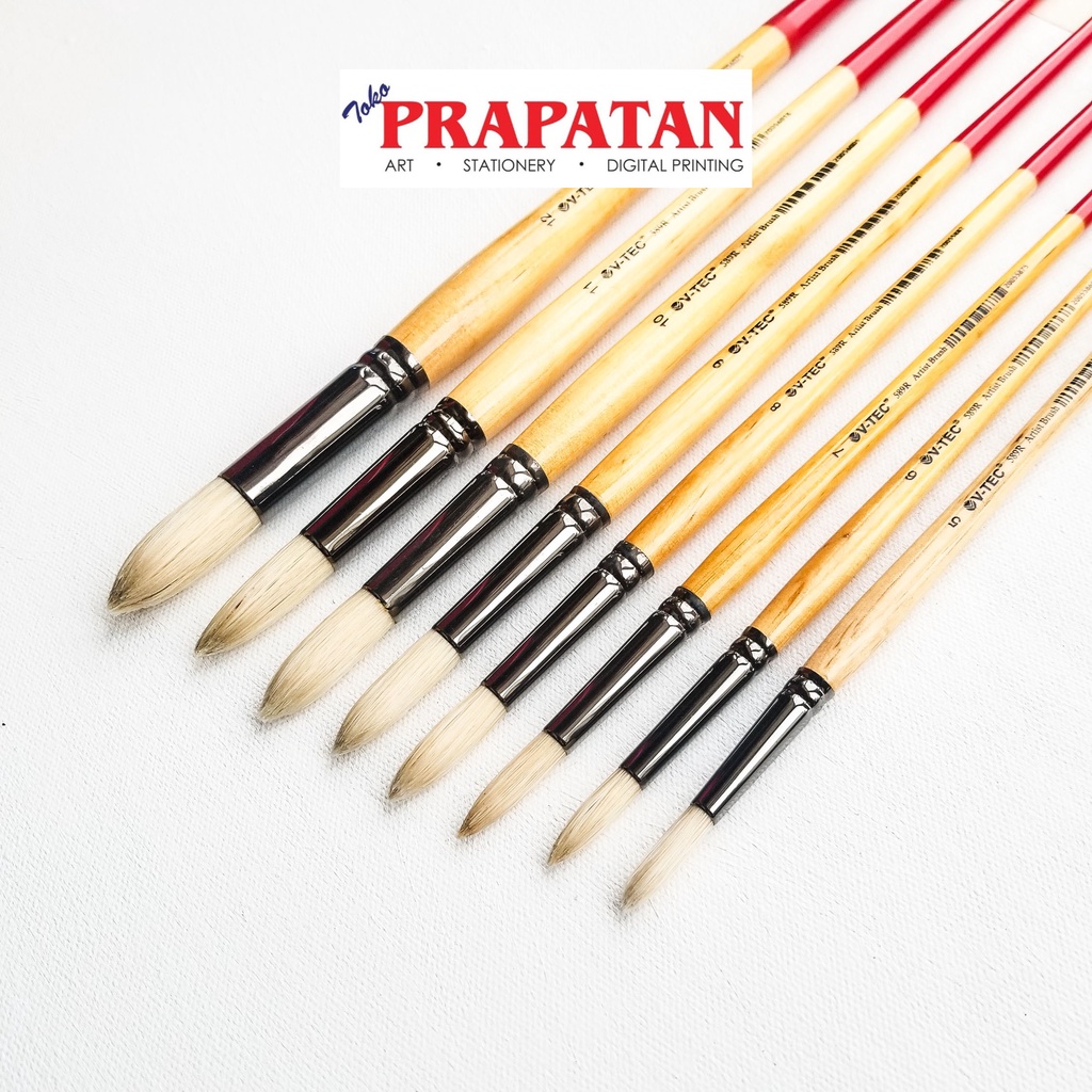 

Kuas Lukis Round V-TEC 589R per pc / V-TEC Paint Brush