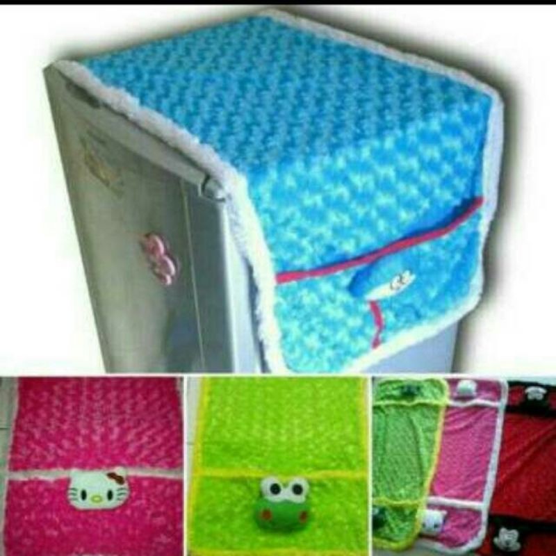 SARUNG KULKAS KARAKTER / PENUTUP KULKAS KARAKTER / COVER KULKAS KARAKTER / SARUNG KARAKTER KULKAS