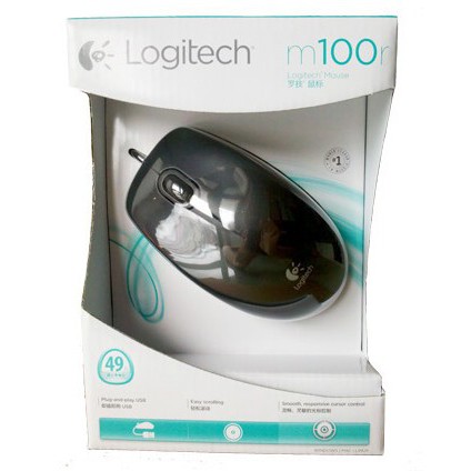 Mouse Kabel Logitech M100 Original Bagus Murah