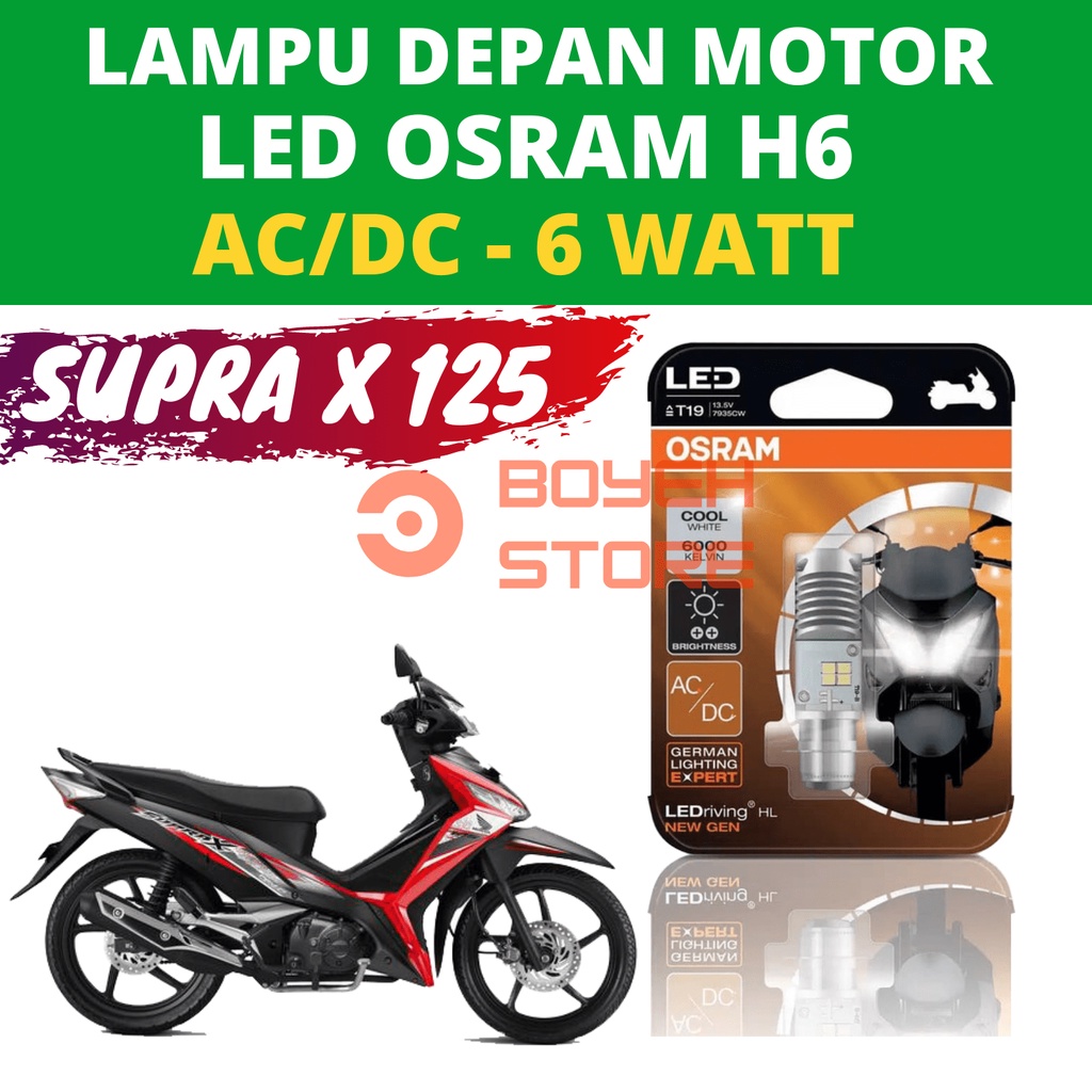 Lampu Motor Led Supra x 125 Supra x 125 Fi Blade 110 125 Revo Revo absolute - Osram AC/DC – 7935cw