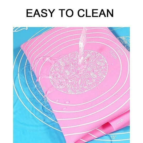 Alas Adonan Kue Silikon Silicone Mat Matras Kue Tatakan Adonan