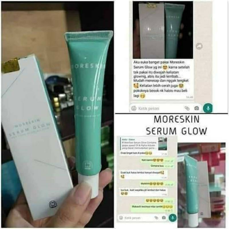 Moreskin Serum Glow By Nasa 100% Original