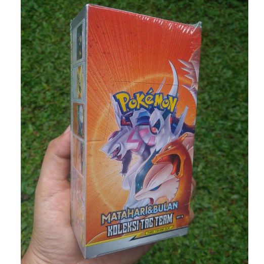 Pokemon TCG Koleksi Tag Team 5B Matahari dan Bulan Booster Box AC3B Indonesia