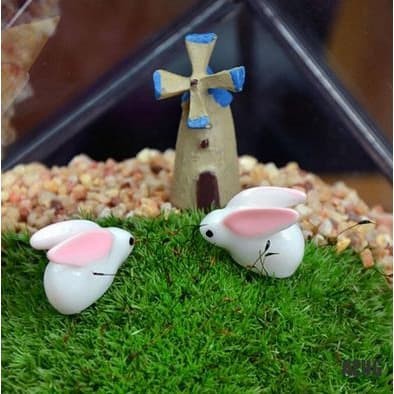 Miniatures - Terrariums - Fairy Garden - Animal_Rabbit (1pc)