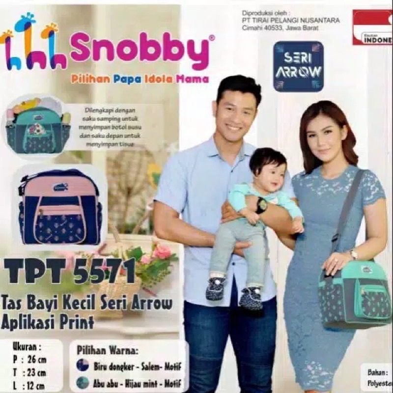 Snobby Tas Bayi Kecil Saku Print Arrow Series - TPT 5571