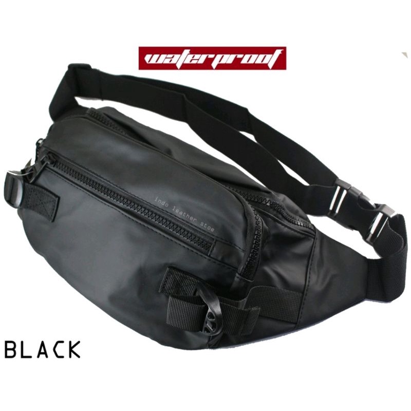 Promo!! Leather bags tas Pinggang Kulit Tas Sling bag Waterproof