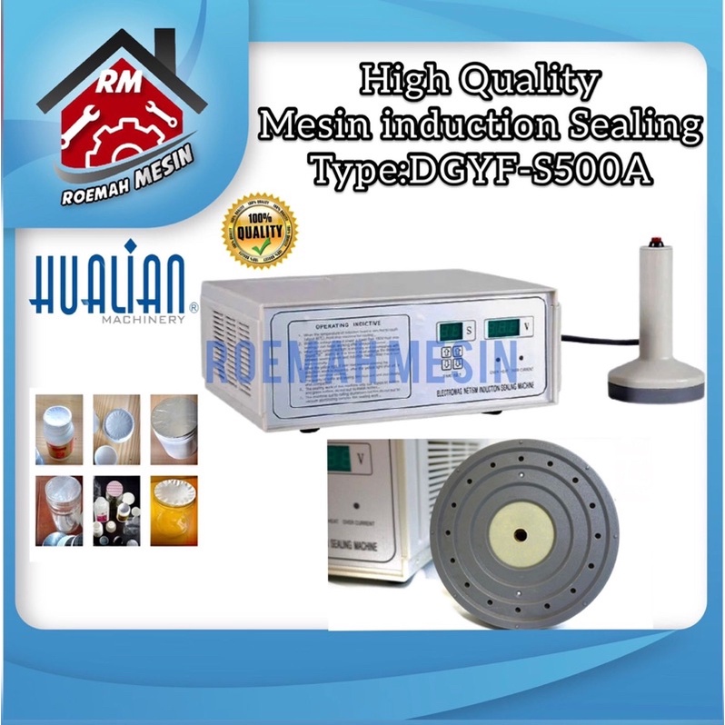 Mesin induction sealer Hualian DGYF-S500A/Induksi botol/Sealer foil