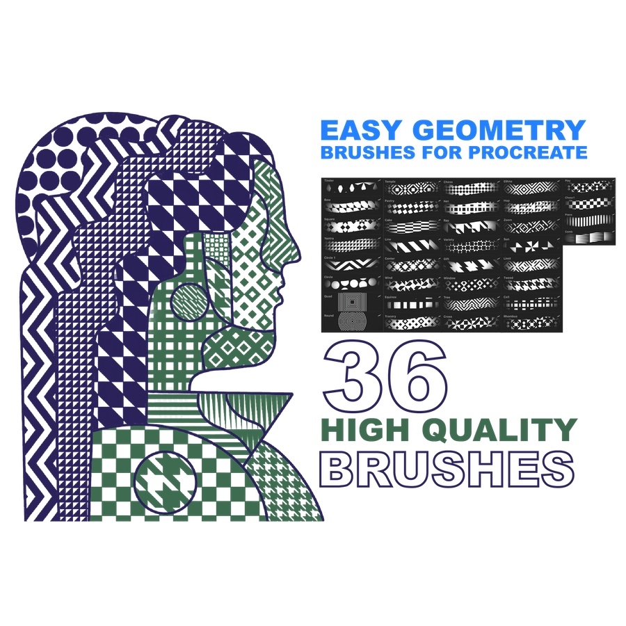 Procreate - Easy Geometry Brushes