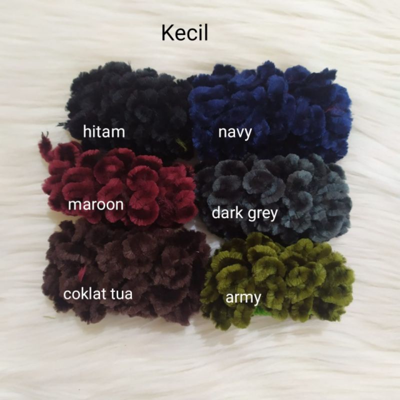 Termurah Ikat Rambut Ubur Ubur / Kuncir rambut bulu-2