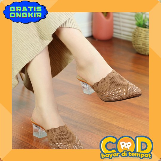 Sendal Hak Tahu Jelly 3Cm/Hils Jelly/Sandal Hak Tahu/Hak Tahu 3Cm Sandal High Hells Wanita Kondangan