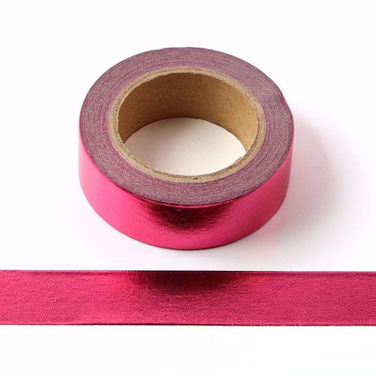 

ATH SOLID SINGLE COLOR FOIL WASHI TAPE - SELOTIP DEKORASI SHINY METALLIC
