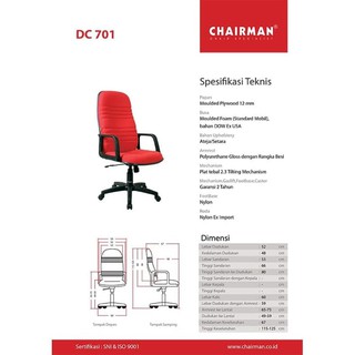  Kursi  Kantor  Chairman DC 701 Shopee  Indonesia