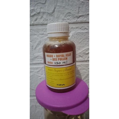

Madu super + Royal Jelly + Bee pollen 130ml.