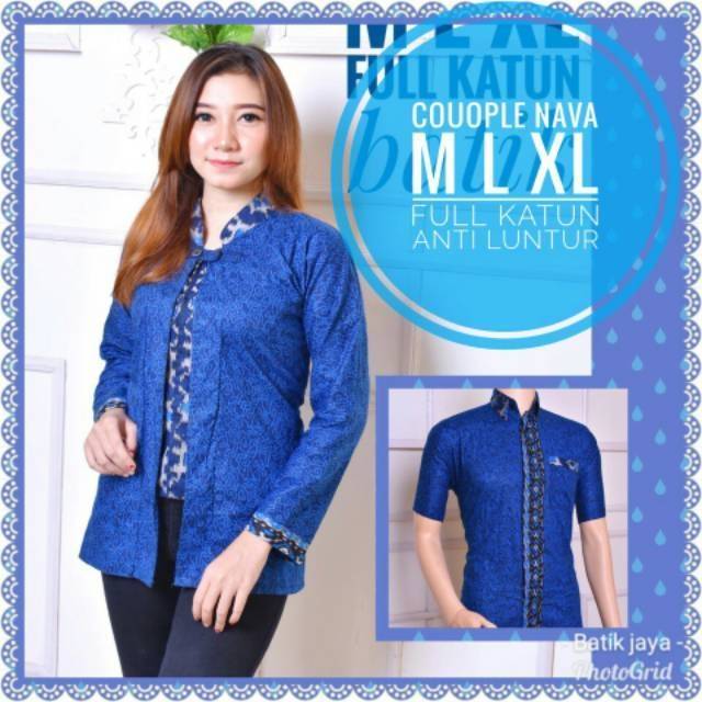 Maura couple - Sania Ruffle Batik Couple Ori Ndoro Jowi DNT