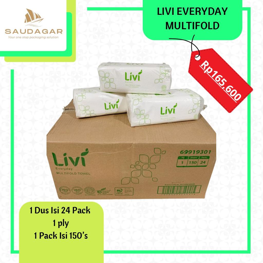 Tissue Wastafel Livi / Tisue Livi Everyday Multifold Towel