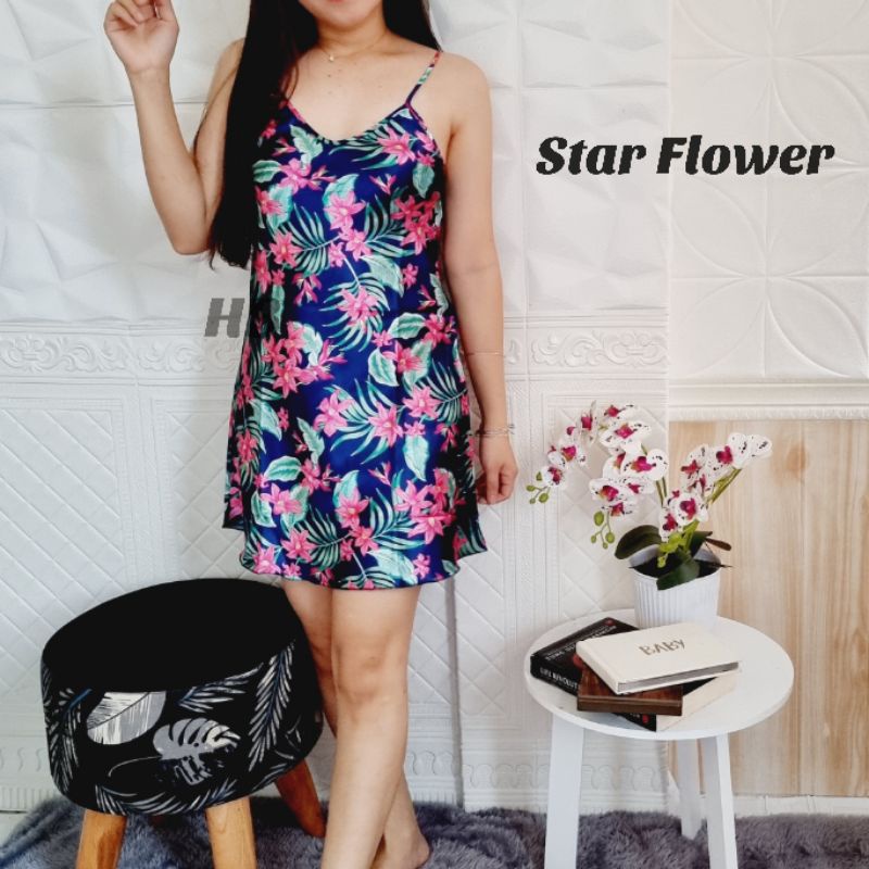 HB FO - DASTER SATIN SATU TALI IMPORT BANYAK MOTIF / BAJU TIDUR DASTER IMPORT MURAH / PART 3