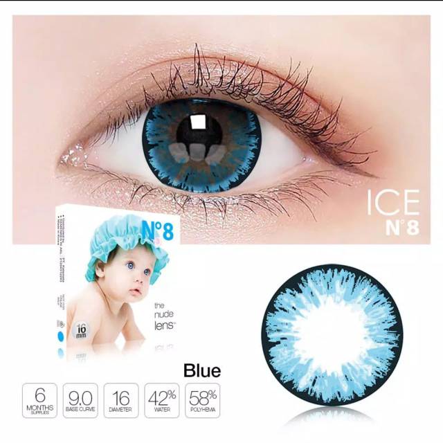 Softlens ICE N8 BABY EYES 16 MM