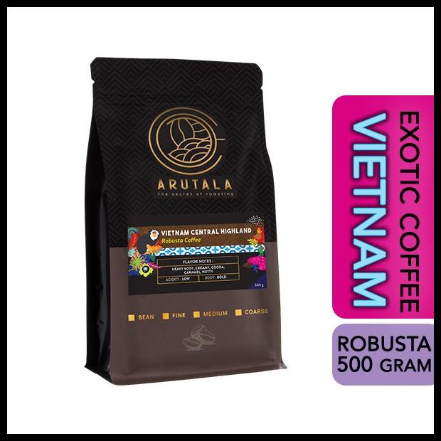 

Arutala Kopi Vietnam Central Highland Robusta 500 Gram