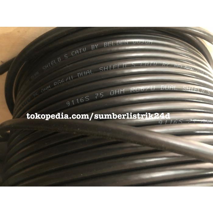 Kabel Antena Antenna Tv Cable Belden Rg6 / Rg 6 50Meter 9116S 75Ohm